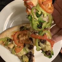 It was much tastier than it looks at Mooses Tooth in Anchorage