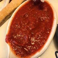 Wheat breadsticks and marinara…delicious !  at Mooses Tooth in Anchorage
