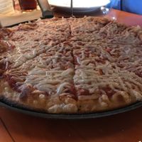 Vegan cheese pizza at Moose’s Tooth in Anchorage  #Veganuary at Mooses Tooth in Anchorage