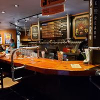 Bar. They make their own beer. at Mooses Tooth in Anchorage