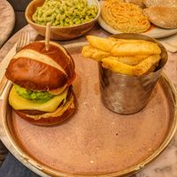 1/4lb Cheezeburger and Fries at Vertigo - Cross St in Manchester