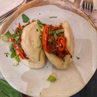 Hoi Sin Seitan Bao Buns at Vertigo - Cross St in Manchester