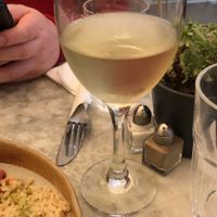 White wine at Vertigo - Cross St in Manchester