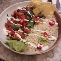 Jackfruit chilli! - would highly reccomend at Vertigo - Cross St in Manchester