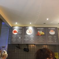 Lunch menu at Vertigo - Cross St in Manchester