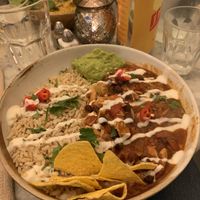 Jack fruit chilli at Vertigo - Cross St in Manchester