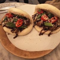 Hoi Sin Seitan Bao Buns at Vertigo - Cross St in Manchester