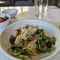 Mediterranean pasta at Stanza in Salt Lake City