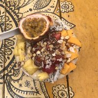 Smoothie bowl from above!  at Mia's Hangout in Krabi