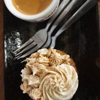 Carrot cake at Brainwave Cafe in Sydney