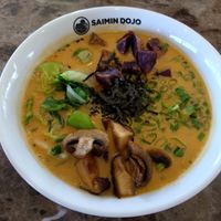 Vegan saimin at Saimin Dojo in Kapaa