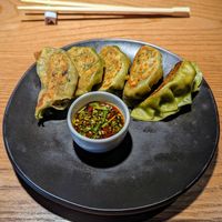 Yasai gyoza at Wagamama in Muscat