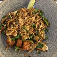 Vegan pad Thai  at Wagamama in Muscat