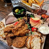 Vegan platter 😍  at O.G.B. in Christchurch