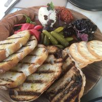 Vegetal platter at O.G.B. in Christchurch