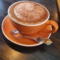 Soy mocha at O.G.B. in Christchurch