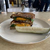 Vegan panini at Forage Market in Portland