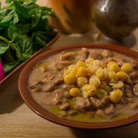 Foul - Fava beans  at Abou Abdallah Restaurant in Beirut