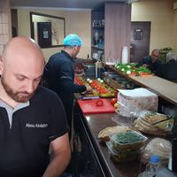 Kitchen at Abou Abdallah Restaurant in Beirut