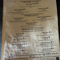 Menu February  at Benny's On The Beach in Koh Lipe