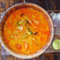 Tom yum at Benny's On The Beach in Koh Lipe
