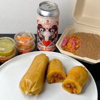 sweet potato mole tamale plate (takeout) at Frelard Tamales in Seattle