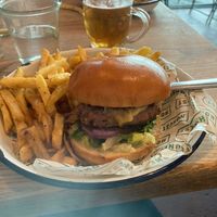Vegan burger at Honest Burgers in London