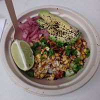 Grain bowl. Added avocado at Revolucion Coffee & Juice in San Antonio