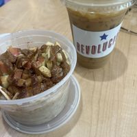 Apple oats  at Revolucion Coffee & Juice in San Antonio