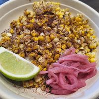 Esquite Bowl at Revolucion Coffee & Juice in San Antonio