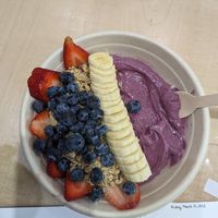 PB&J acai bowl at Revolucion Coffee & Juice in San Antonio