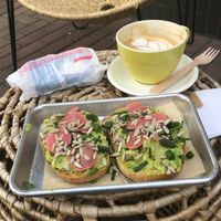 Avocado Toast! at Revolucion Coffee & Juice in San Antonio