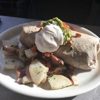 Millie’s burrito (on the vegan lunch menu) at Millie's in Pasadena