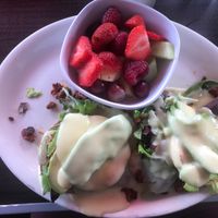 Vegan benedict at Millie's in Pasadena