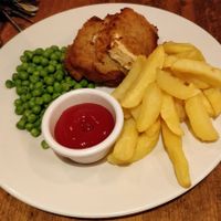 Vegan fish and chips at The Junction in Upminster