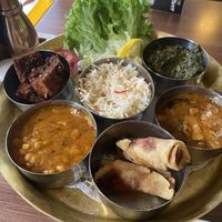 Vegan thali  at Indian Way in Nijmegen