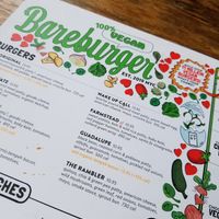 HUGE all vegan menu launched March 2019 at Bareburger in Plainview