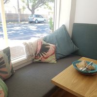 Cute window seat area at Joy of Flora in Adelaide