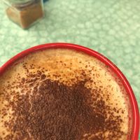 Cappuccino  at Joy of Flora in Adelaide