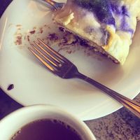 King cake & coffee at Seed - St Claude in New Orleans