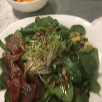 Roasted carrot & avocado salad at Seed - St Claude in New Orleans