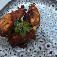 Sweetcorn fritters at Redemption - Seven Dials in London
