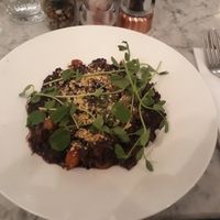 Wild mushroom and roast squash risotto  at Redemption - Seven Dials in London