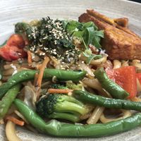 Yakiudon (+Tempeh) at MoschMosch in Wiesbaden