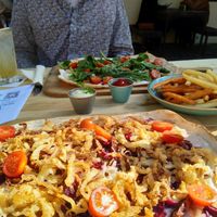 Flammkuchen at Mokel Bar in Muenster