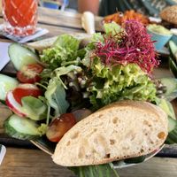 Side salad  at Mokel Bar in Muenster