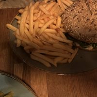 Veganer Burger  at Mokel Bar in Muenster