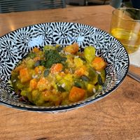 Delicious tagine & rice at Potiron et Ciboulette in Angers