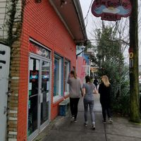 Outside at Slim Goodies Diner in New Orleans
