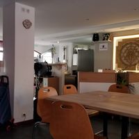 Interior at Bhajan Cafe in Nice